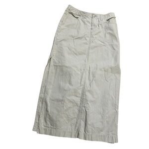 BKE Vintage Tan Maxi Pencil Skirt with Cargo Style